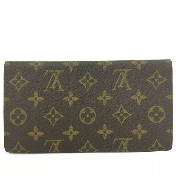 Authentic Louis Vuitton Monogram Bifold Long Wallet /R4027 - Picture 4 of 8